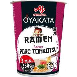 OYAKATA Ramen Saveur Porc Tonkotsu en Cup la cup de 62g