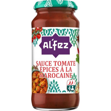 AL FEZ Sauce tomate aux Epices Marocaines AL'FEZ 450g