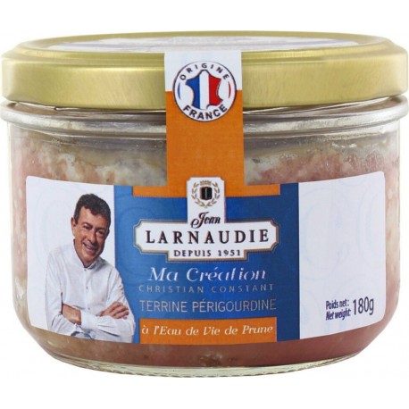 JEAN LARNAUDIE Térrine de campagne à l'au de vie de prune 180g