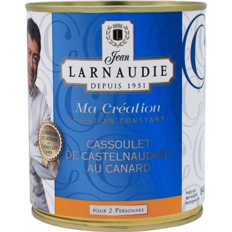 JEAN LARNAUDIE Cassoulet au canard 840g