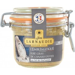 JEAN LARNAUDIE Foie gras de canard entier au sel de Guérande 120g