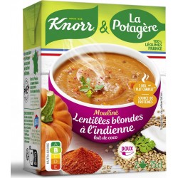 LA POTAGERE Velouté aux Lentilles Blondes à l'Indienne Lait de Coco 75cl