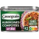 CASSEGRAIN Aubergines Compotées et Blé 375g