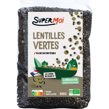 SUPERME Lentilles Vertes Bio 500g