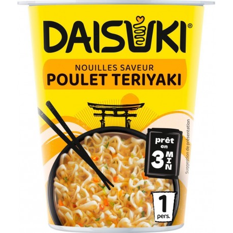 DAISUKI Nouilles poulet teriyaki 60g