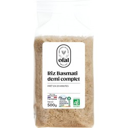 OFAL Riz Basmati Demi Complet 500g