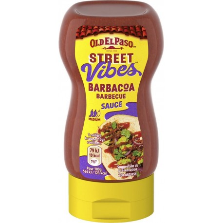 STREET VIBES OLD EL PASO Sauce Barbecue Medium 263g