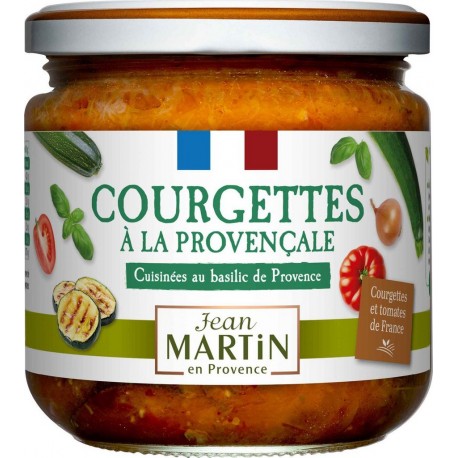 JEAN MARTIN Courgettes à la Provençale Cuisinées au Basilic de Provence 360g