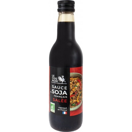 LE COQ NOIR Sauce soja salée bio 375ml