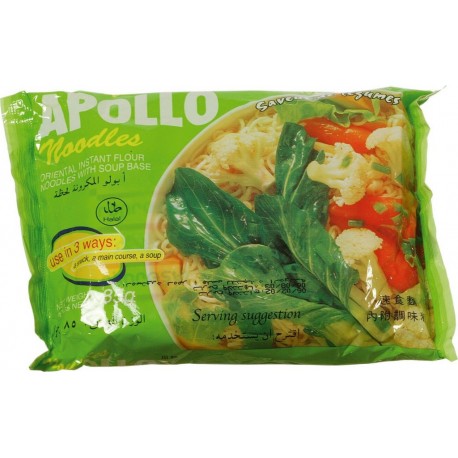 APOLLO Nouilles instantanées saveur légumes 85g