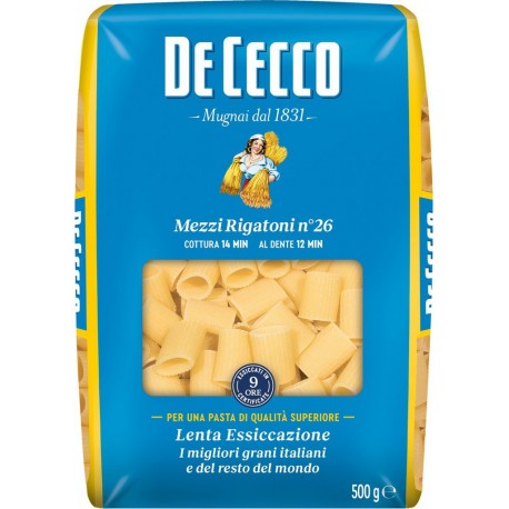 DE CECCO Pate mezzi rigatoni 500g