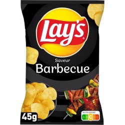 NC Chips Saveur Barbecue 45g/sachet 10 Sachets les 10 sacs de 450g