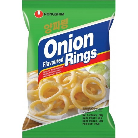 NC Chips Onion Rings De Corée Saveur Oignon 90g/sachet 20 Sachets les 20 sacs de 1800g