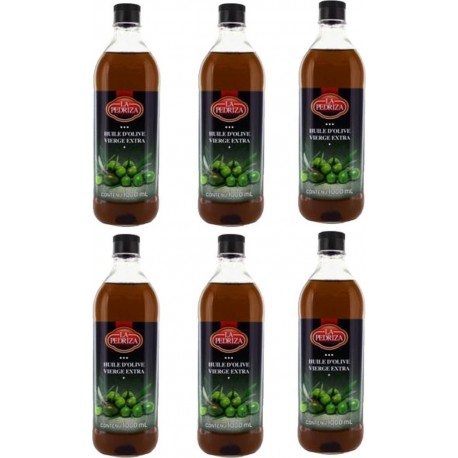 NC Lot 6x Huile D'olive Extra Vierge Espagne La Pedriza Bouteille 1l les 6 bouteilles