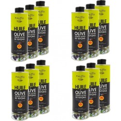 Aop Lot 12x Huile D'olive De Nyons Georges Nivier Bidon 50cl les 12 bidons