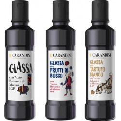 Tris Crèmes Au Vinaigre Balsamique De Modena Igp Classique, Fruits Rouges, Truffe Blanche 250 Ml X 3