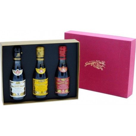 NC Tris Giusti Vinaigre Balsamique De Modena Classico, Riccardo Giusti, Quarto Centenario 100 Ml X 3