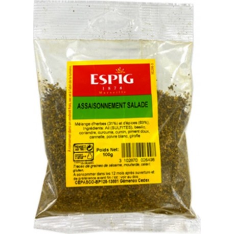 NC Salade Assaisonnement Epices Moulues 100g