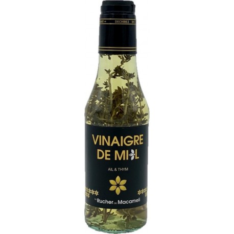 NC Vinaigre De Miel Ail Et Thym Le Rucher De Macameli 0.25L