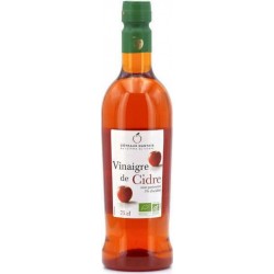 NC Vinaigre De Cidre Bio Côteaux Nantais Non Pasteurisé Bouteille Pet 75cl