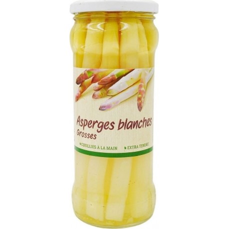 Grosse Asperge Blanche Pelée Agidra l'unité de 0.53Kg