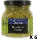 NC Lot 6x Bruschetta D'asperges Vertes Les Saveurs De Savino Pot 140g les 6 unités de 0.14Kg