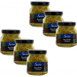 NC Lot 6x Bruschetta D'artichauts Les Saveurs De Savino Pot 140g les 6 unités de 0.14Kg