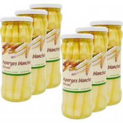 Grosse Asperge Blanche Pelée Agidra les 6 unités de 0.53Kg