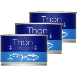 NC Thon Au Naturel Agidra les 3 boîtes de 0.4Kg