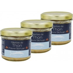 NC Rillettes De Thon Au Poivre Sichuan Agidra les 3 unités de 0.09Kg