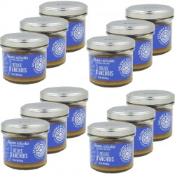 Délice D'anchois Saveurs Estivales Pot 90 G les 12 unités de 0.09Kg