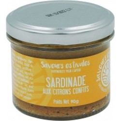 NC Sardinade Aux Citrons Confits Saveurs Estivales Pot 90g l'unité de 0.09Kg