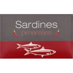 NC Sardines Pimentées Maroc Conserve 125g l'unité de 0.12Kg