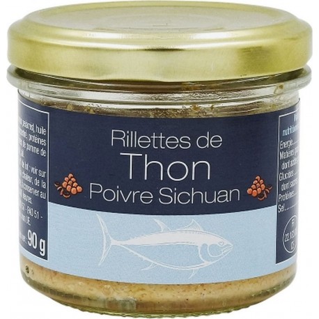 NC Rillettes De Thon Au Poivre Sichuan Agidra l'unité de 0.09Kg