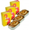 NC Poulpe À L'ail les 3 boîtes de 0.11Kg