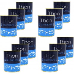 NC Thon Naturel Entier Agidra les 12 boîtes de 0.8Kg