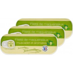 NC Filets De Maquereaux Muscadet & Aromates Agidra les 3 unités de 0.18Kg