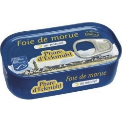 NC Foie De Morue Au Naturel 121g Phare D'eckmuhl