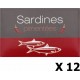 NC Lot 12x Sardines Pimentées Maroc Conserve 125g les 12 unités de 0.12Kg