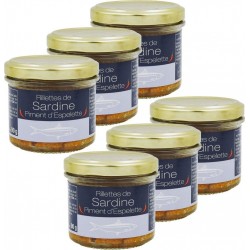 NC Rillettes Sardine Au Piment D'espelette Agidra les 6 unités de 0.09Kg