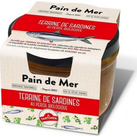 NC Rillettes De Sardines 125g Les Pains De La Mer