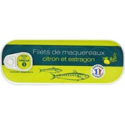 NC Filets De Maquereaux Citron-estragon Agidra l'unité de 0.18Kg