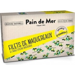 NC Maquereau Huile Olive 120g Les Pains De La Mer