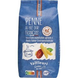 Valfleuri Pâtes Gamme Hve penne l'unité de 0.5Kg