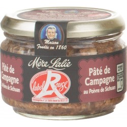 NC Pâté De Campagne Au Poivre De Sichuan Label Rouge Mère Lalie l'unité de 0.18Kg