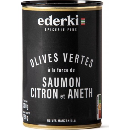 NC Olives Farcies Au Saumon, Aneth, Citron 300g