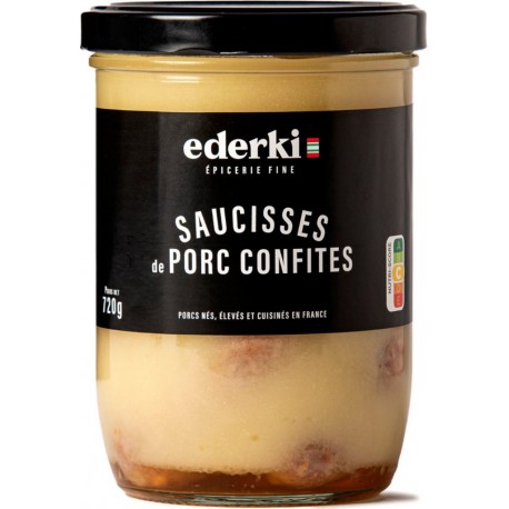 NC Saucisses De Porc Confites 720g 720g