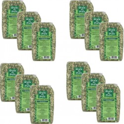 NC Lot 12x Pois Cassé Grain De Frais Paquet 1Kg les 12 unités de 1.0Kg