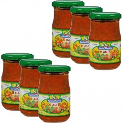 NC Lot 6x Sauce Tomates Basilic Bio Louis Martin Pot 190g les 6 unités de 0.19Kg