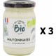 Lot 3x Mayonnaise Bio Ma Pincée De Bio Pot 185g les 3 unités de 0.19Kg